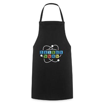 Physics teacher Chemistry teacher - Cooking Apron - black - Front - AI Model Male 185 dark (185cm)