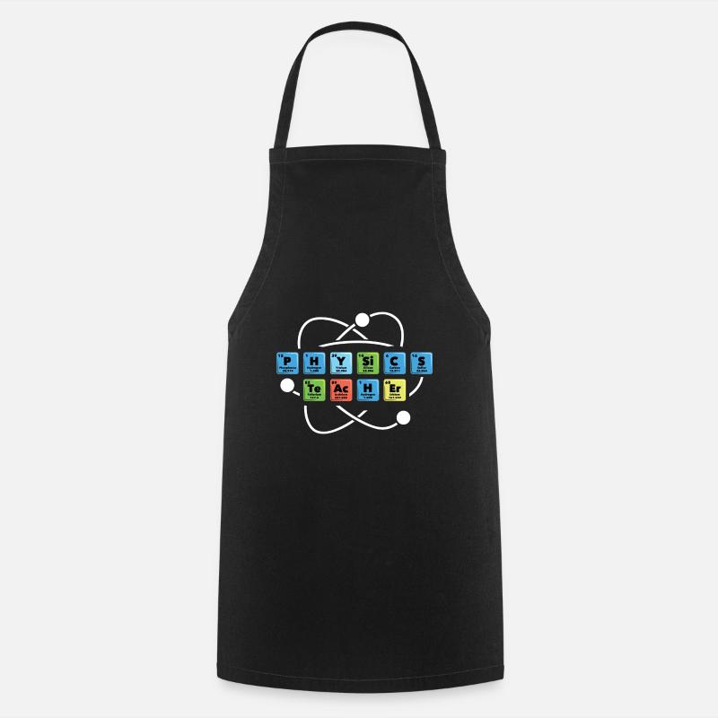Professeur de physique professeur de chimie - Tablier de cuisine - noir