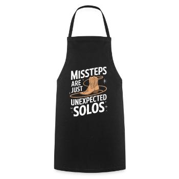 Danse en ligne Danseurs - Tablier de cuisine - noir - Devant - AI Model Male 185 dark (185cm)