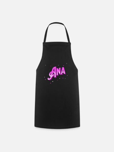 Ana name personalized - Cooking Apron - black