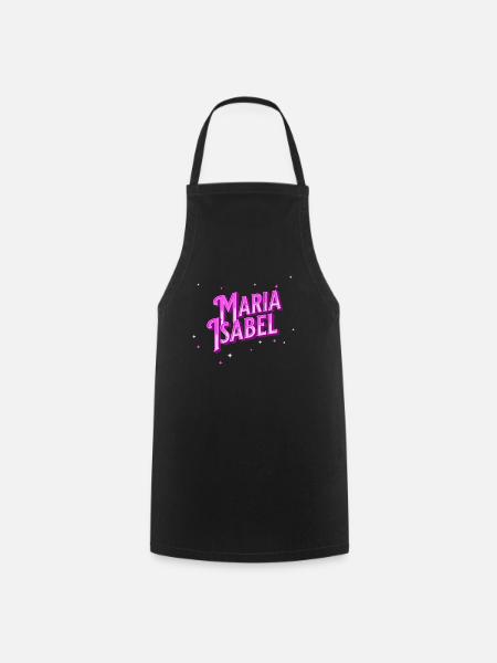 Maria Isabel name personalized - Cooking Apron - black