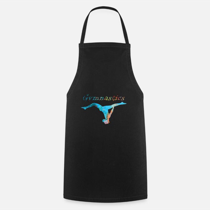 Gymnastics art - Cooking Apron - black
