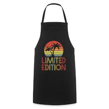 Édition limitée - Tablier de cuisine - noir - Devant - AI Model Male 185 dark (185cm)