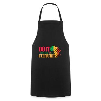 Black History Month Black History - Cooking Apron - black - Front - AI Model Male 185 dark (185cm)
