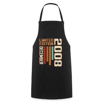 December 2008 - 2008 December - Cooking Apron - black - Front - AI Model Male 185 dark (185cm)