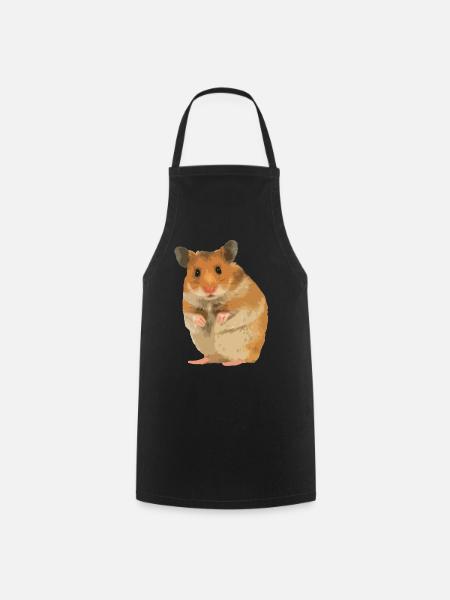 Hamster - Cooking Apron - black