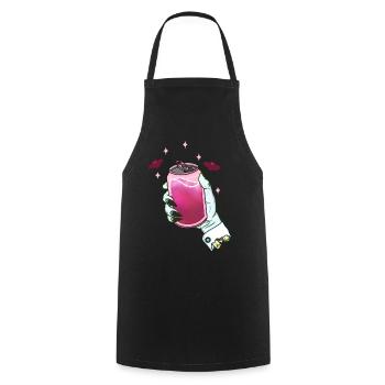 Soda for Vampire - Cooking Apron - black - Front - AI Model Male 185 dark (185cm)