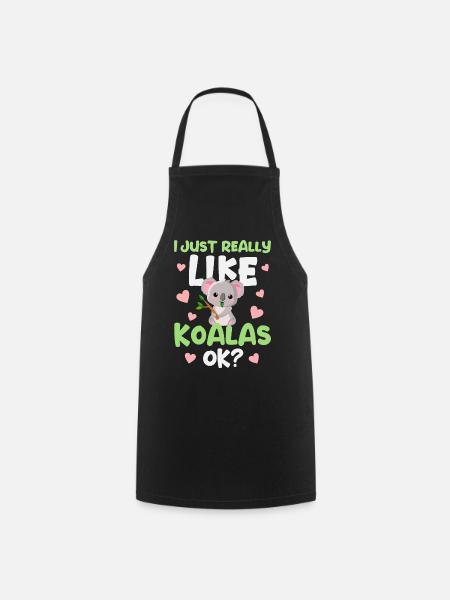 Koala Koala Ours - Tablier de cuisine - noir