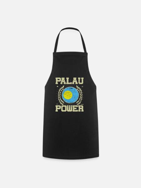 Cooles Palau, Design - Kochschürze - Schwarz