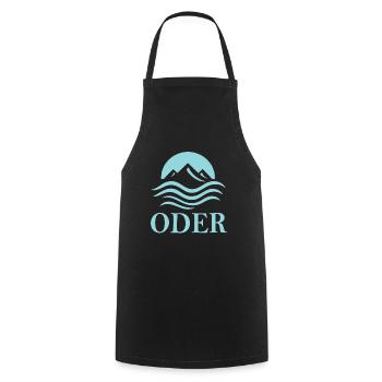 Or – pure nature on the border with Poland - Cooking Apron - black - Front - AI Model Male 185 dark (185cm)