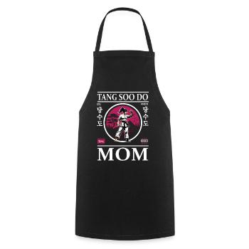 Tang Soo Do Mom - Arts Martiaux Mom Design - Tablier de cuisine - noir - Devant - AI Model Male 185 dark (185cm)