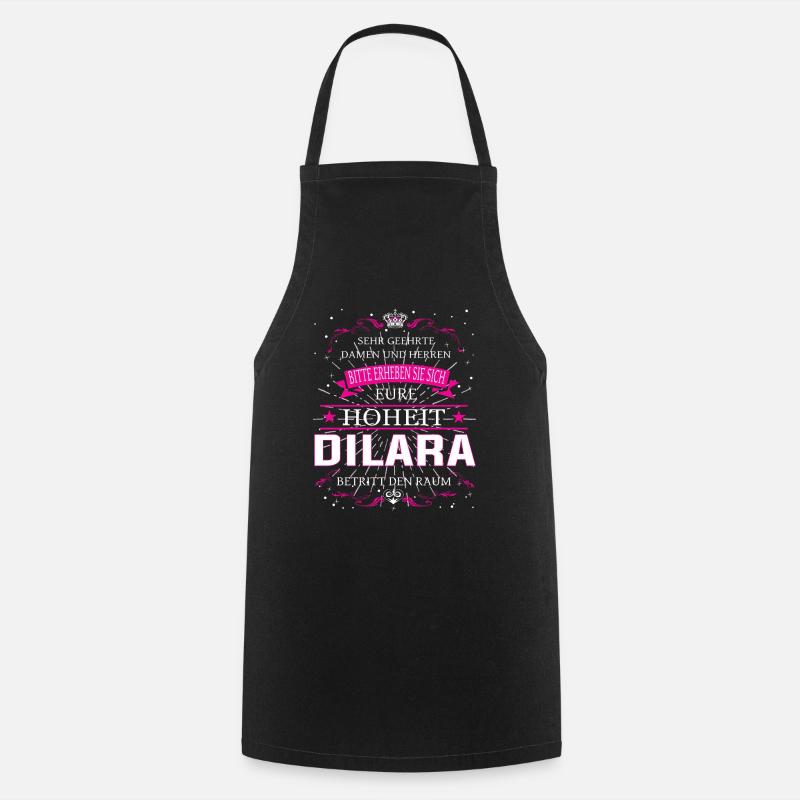 Sua Altezza Dilara entra nella stanza - Grembiule da cucina - nero