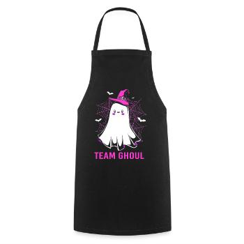 Halloween Gender Reveal Team Girl - Kochschürze - Schwarz - Vorne - AI Model Male 185 dark (185cm)