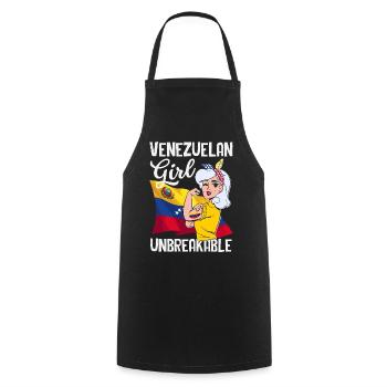 Venezuela Flag Pride & Home Venezuela - Cooking Apron - black - Front - AI Model Male 185 dark (185cm)