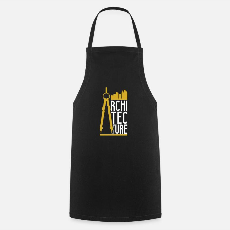 L'architecture - Tablier de cuisine - noir