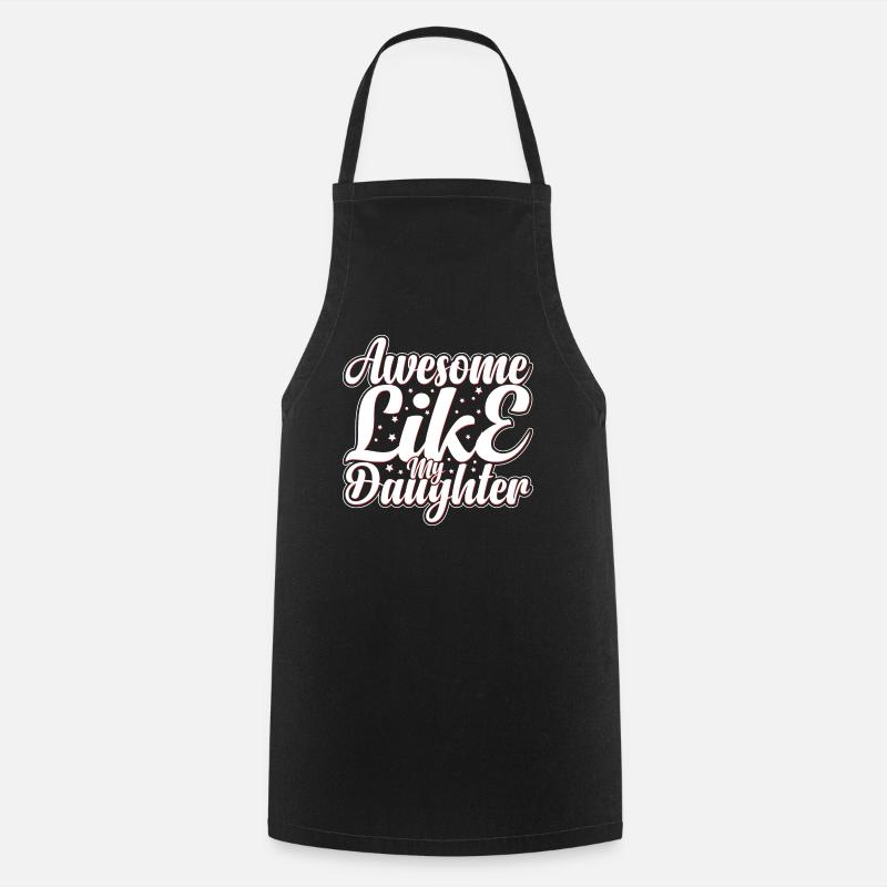 Fête des Pères - Tablier de cuisine - noir