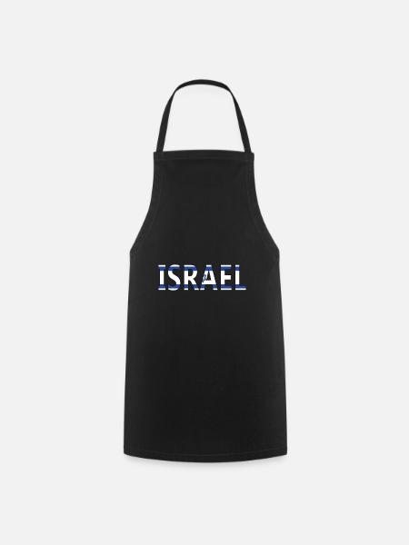 Solidarität Israel - Stand with israel - Support - Kochschürze - Schwarz