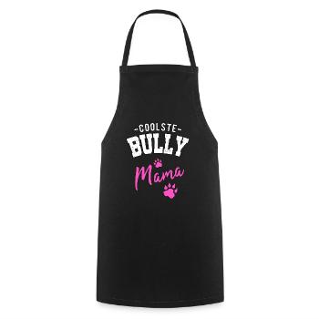 Coolste Bully Mama Bulldogge Frauchen Geschenk - Kochschürze - Schwarz - Vorne - AI Model Male 185 dark (185cm)