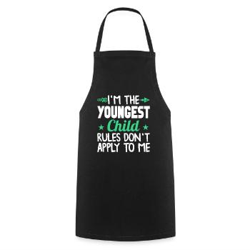 Family Kids Siblings Funny Gift Idea - Cooking Apron - black - Front - AI Model Male 185 dark (185cm)