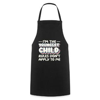 Family Kids Siblings Funny Gift Idea - Cooking Apron - black - Front - AI Model Male 185 dark (185cm)
