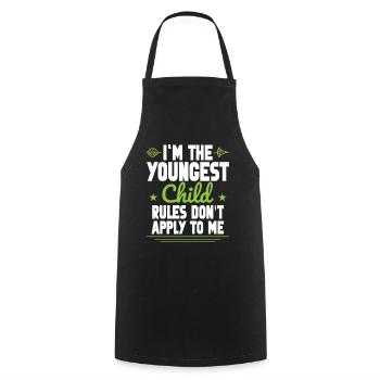 Family Kids Siblings Funny Gift Idea - Cooking Apron - black - Front - AI Model Male 185 dark (185cm)