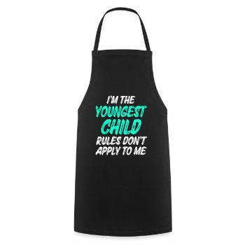 Family Kids Siblings Funny Gift Idea - Cooking Apron - black - Front - AI Model Male 185 dark (185cm)
