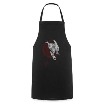 Bird of Prey Gift Crescent Moon Dreamcatcher Vulture - Cooking Apron - black - Front - AI Model Male 185 dark (185cm)
