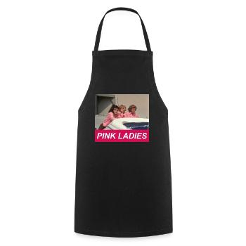 Grease Pink Ladies L’Image - Tablier de cuisine - noir - Devant - AI Model Male 185 dark (185cm)
