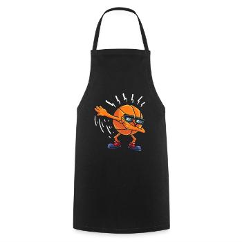 Lustiges Basketball-Geschenk für einen - Kochschürze - Schwarz - Vorne - AI Model Male 185 dark (185cm)
