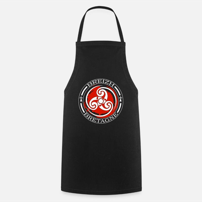 Breizh Bretagne - Tablier de cuisine - noir