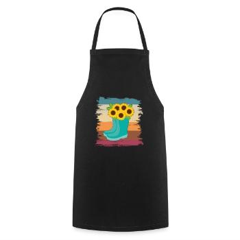 sunflower - Cooking Apron - black - Front - AI Model Male 185 dark (185cm)
