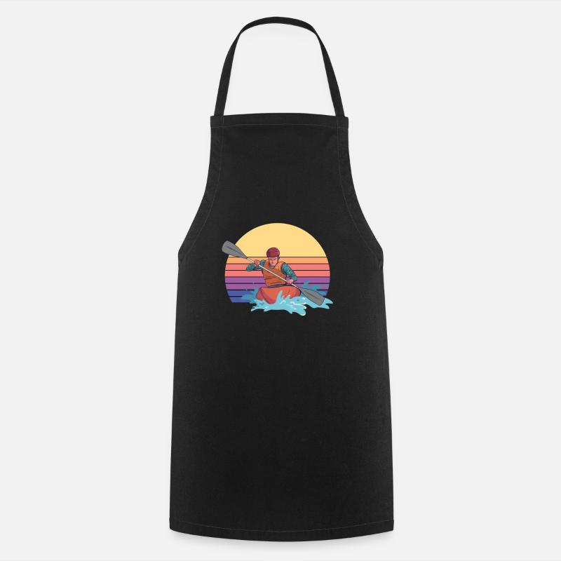 Kayaking Canoeing - Cooking Apron - black