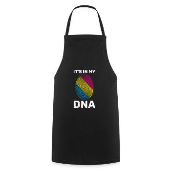 C’est dans mon ADN cadeau LGBT pansexuel - Tablier de cuisine - noir - Devant - AI Model Male 185 dark (185cm)
