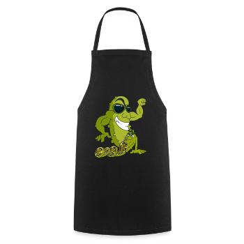Concombre - Tablier de cuisine - noir - Devant - AI Model Male 185 dark (185cm)