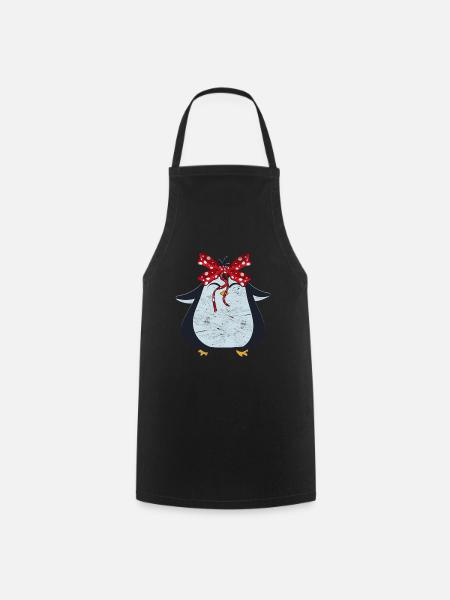 Pinguin - Forklæde - sort