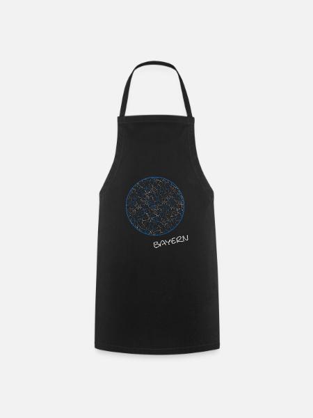 Bayern Bavaria - Kochschürze - Schwarz