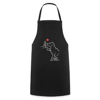Rottweiler Cute Rottweiler Love Rottweiler - Kochschürze - Schwarz - Vorne - AI Model Male 185 dark (185cm)
