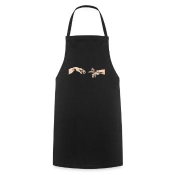 Stieglitz Vogel des Jahres European goldfinch - Kochschürze - Schwarz - Vorne - AI Model Male 185 dark (185cm)