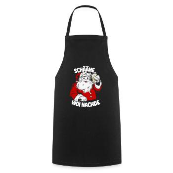 Pfälzer Weihnachten Schääne woi nachde - Kochschürze - Schwarz - Vorne - AI Model Male 185 dark (185cm)