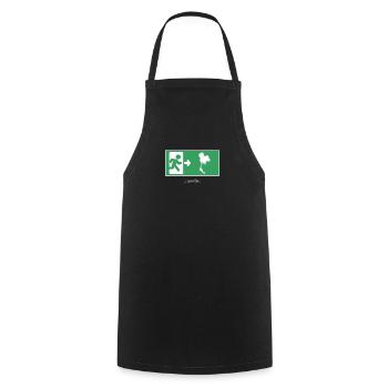 Retraite En Thaïlande Voyage Amour Thaïlandais - Tablier de cuisine - noir - Devant - AI Model Male 185 dark (185cm)