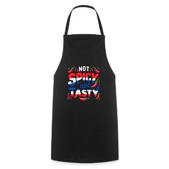 Funny Thai Food Design for Spicy Lovers - Cooking Apron - black - Front - AI Model Male 185 dark (185cm)