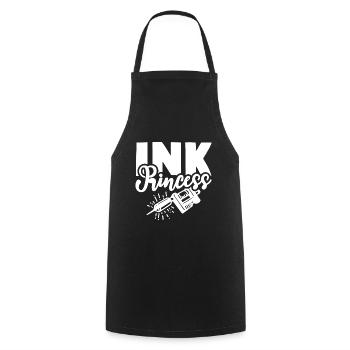Ink Princess Inked Tattoo - Cooking Apron - black - Front - AI Model Male 185 dark (185cm)