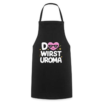 Du wirst Uroma Geburtstag Muttertag Beste Uroma - Kochschürze - Schwarz - Vorne - AI Model Male 185 dark (185cm)