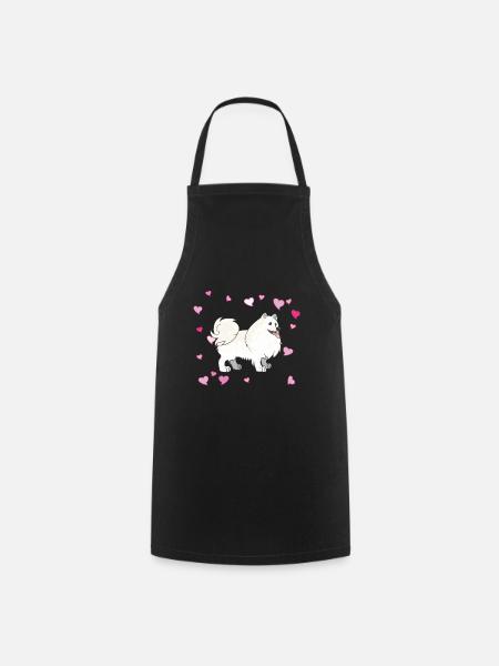Niedliches Spitz Design für Tierliebhaber& Hunde - Kochschürze - Schwarz