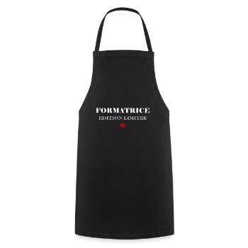 formatrice - Tablier de cuisine - noir - Devant - AI Model Male 185 dark (185cm)