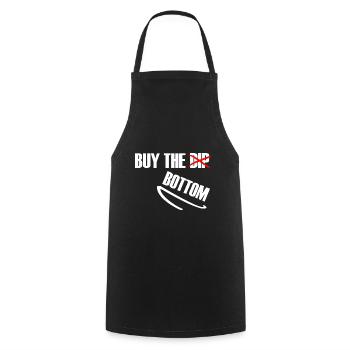 Crypto Currency Invest Investor Exchange Courses - Cooking Apron - black - Front - AI Model Male 185 dark (185cm)