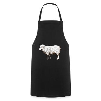 Sheep Sheep Shepherd Farmer Farmer Herd Gift - Cooking Apron - black - Front - AI Model Male 185 dark (185cm)
