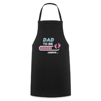 zukünftiger Vater. Warten Sie auf Geburtsgeschenk - Kochschürze - Schwarz - Vorne - AI Model Male 185 dark (185cm)