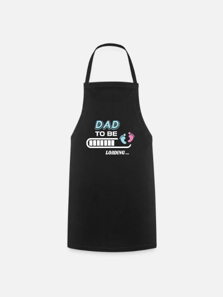 Dad to be. Wait birth gift - Cooking Apron - black