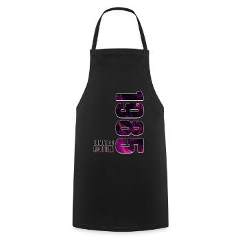 1985 Vintage Edition Limitée - Tablier de cuisine - noir - Devant - AI Model Male 185 dark (185cm)
